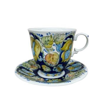 Чайная пара Улыбка Высокохудожественная роспись Авторская работа объем 490 мл.