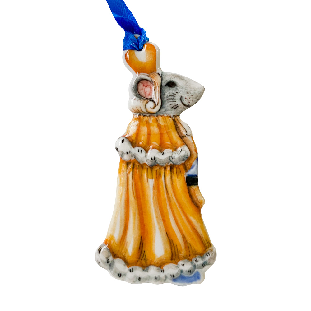 Ёлочная игрушка Мышиный король цветной из коллекции Щелкунчик