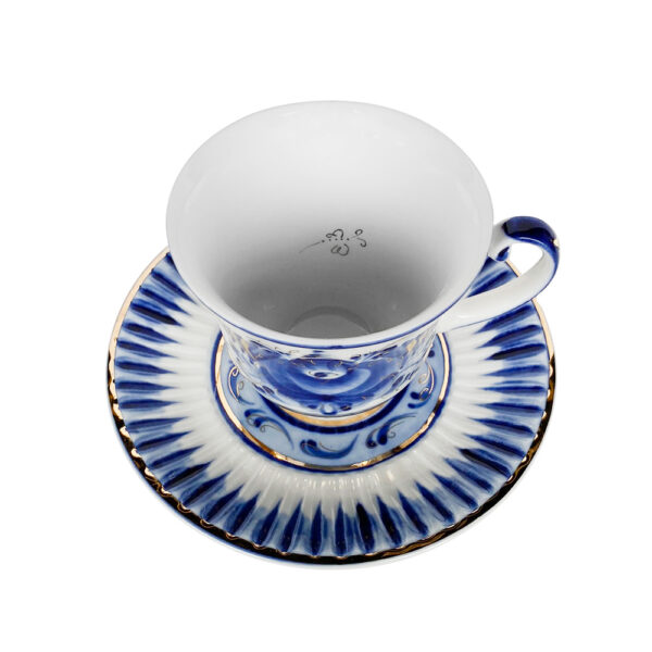 Чайная пара Ромашка золото объем 175 мл.