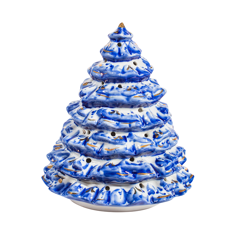 Сувенир Елочка с подсветкой (золото) Сувенир Елочка с подсветкой (золото)