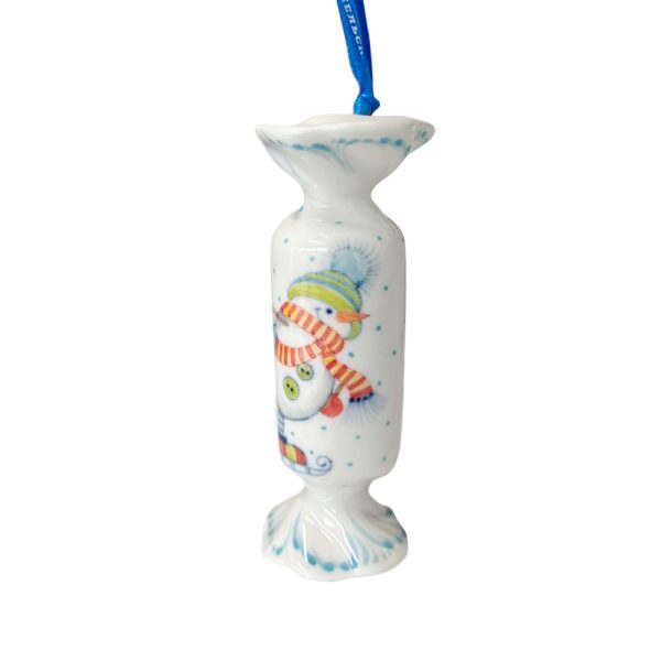 Набор цветных ёлочных игрушек "Конфетки" в росписи Калигиной