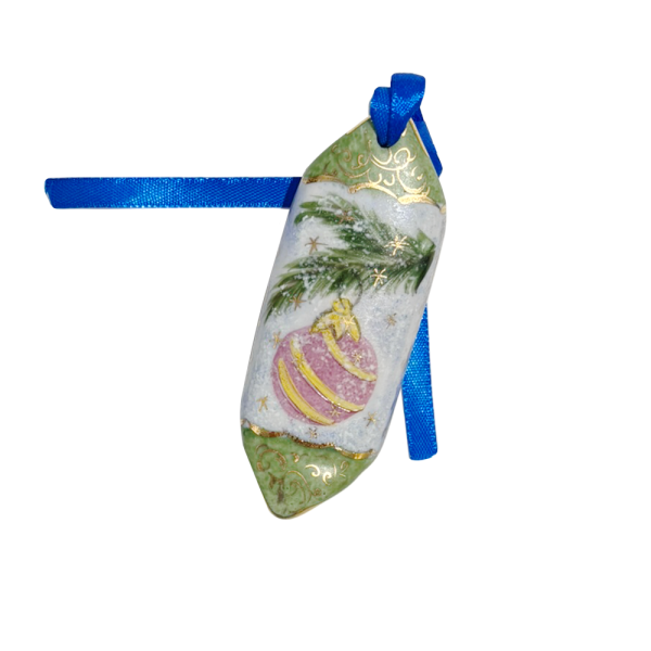 Набор ёлочных игрушек "Конфетки" в цветной росписи в коробке