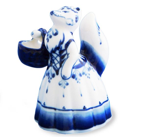 Скульптура Лиса с корзинкой