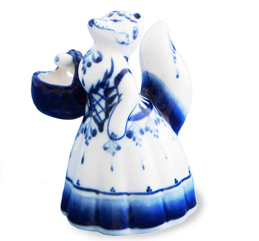 Скульптура Лиса с корзинкой