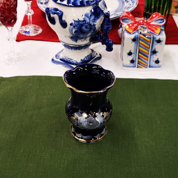 Салфетница Идиллия глухой кобальт