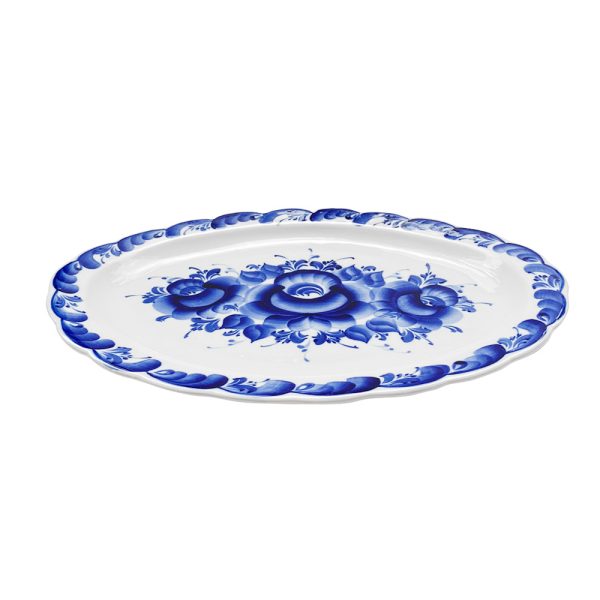Блюдо овальное Лаванда большое