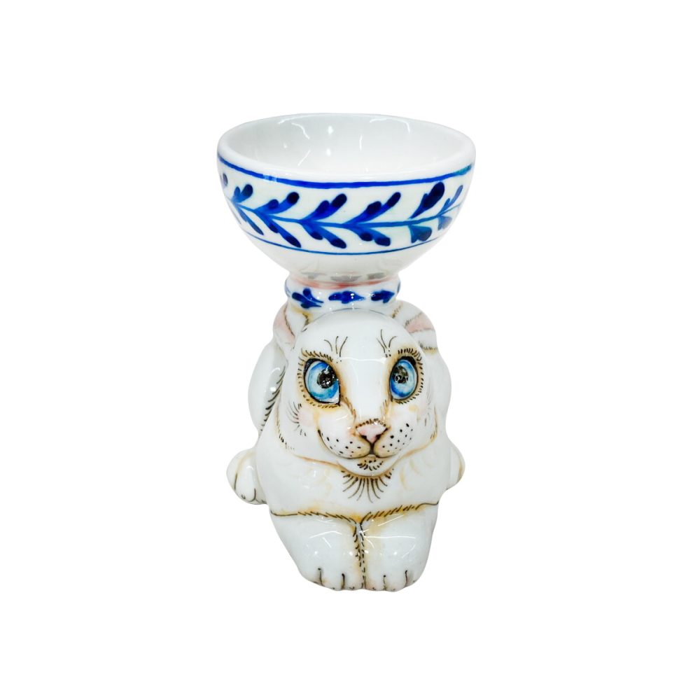 Подставка под яйцо Кролик в цвете