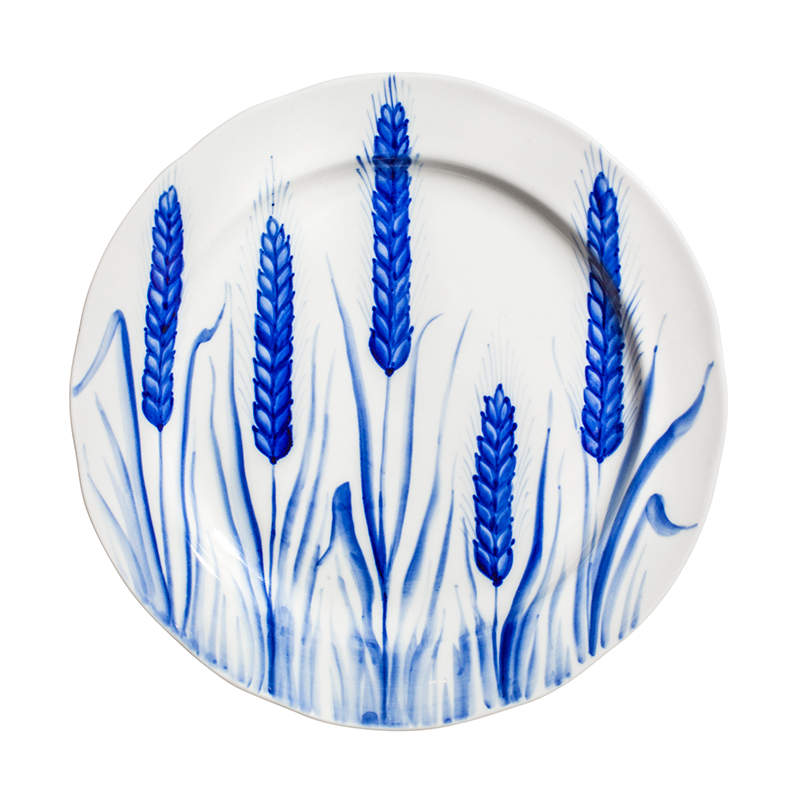 Тарелка мелкая Закусочная "Колосья" Сергей Сысоев диаметр 24 см.