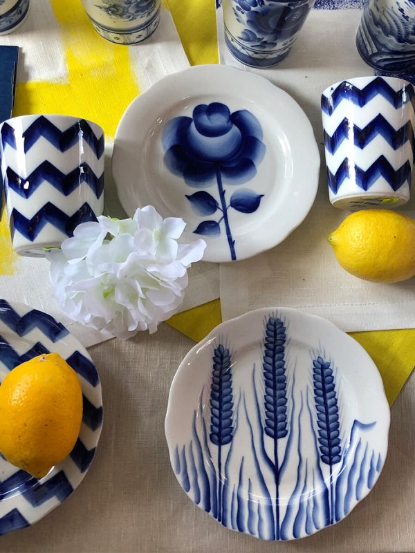 Тарелка Пирожковая "Колосья" Сергей Сысоев диаметр 18 см.