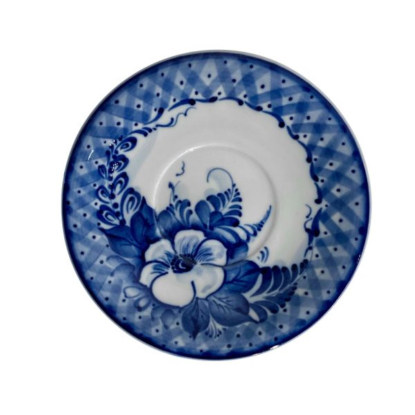 Чайная пара Чародейка "Белый цветок" Кустаревой объем 270 мл.