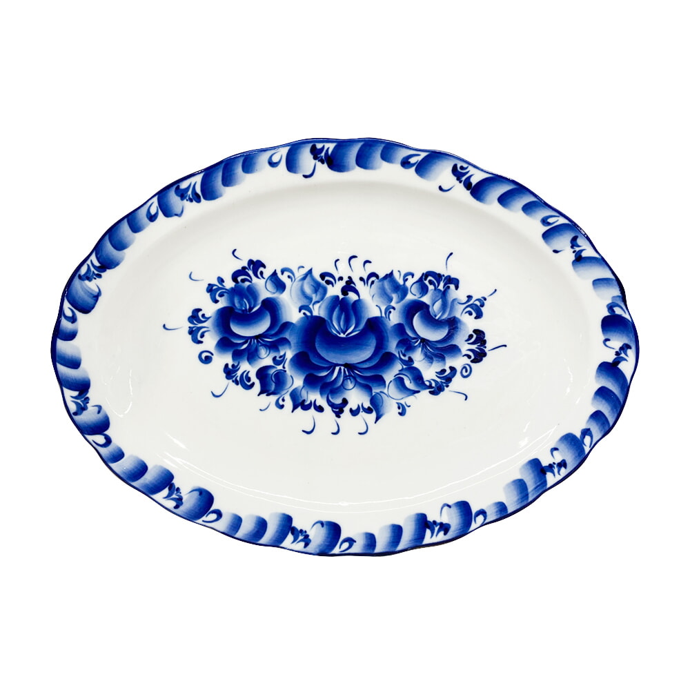 Блюдо овальное Лаванда малое
