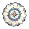 Тарелка для яиц (подглазурные цветные краски) диаметр 27 см.