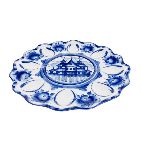 Тарелка для яиц авторская работа