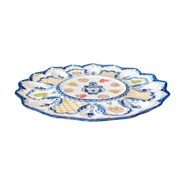 Тарелка для яиц Конфетки бараночки диаметр 27 см.