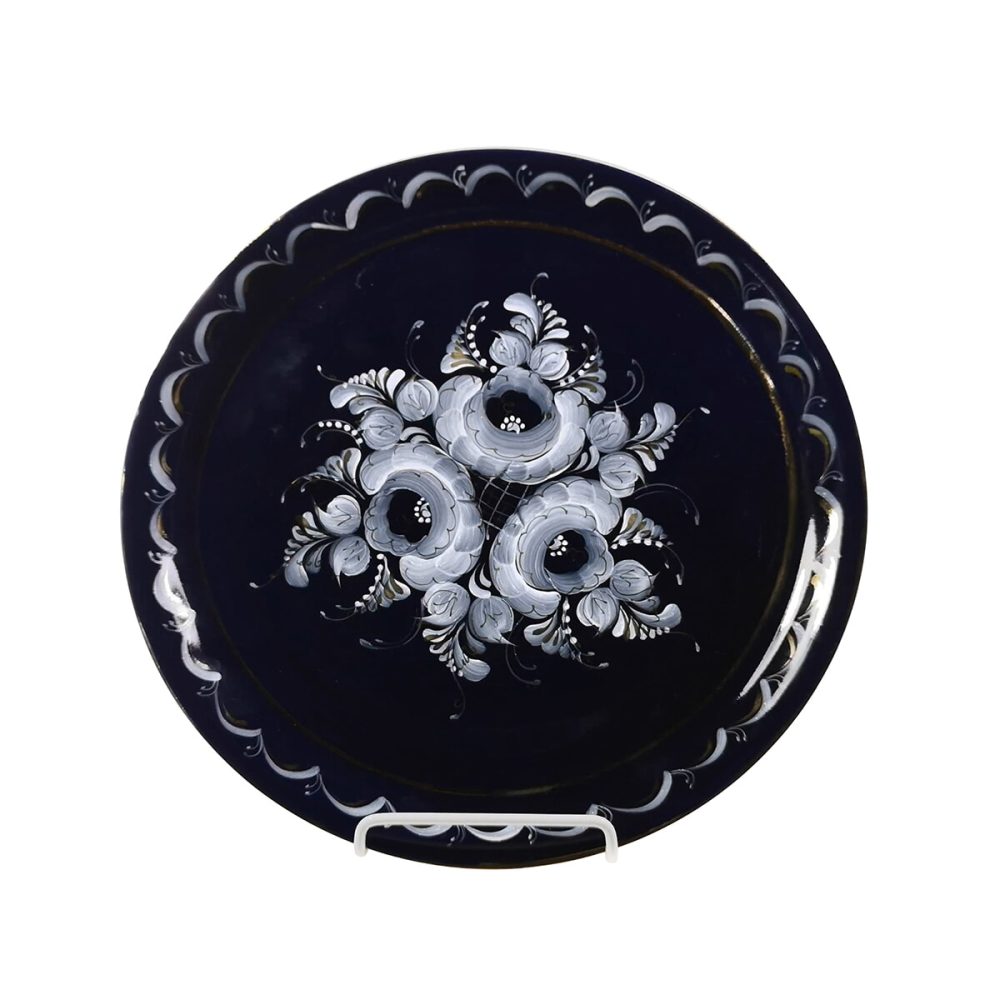 Тарелка Подарочная кобальт золото