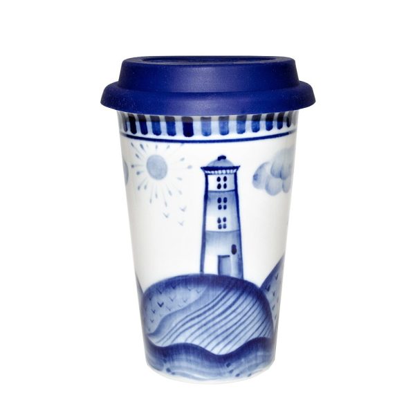 Авторский кофейный стаканчик с силиконовой крышкой №40 объем 400 мл.