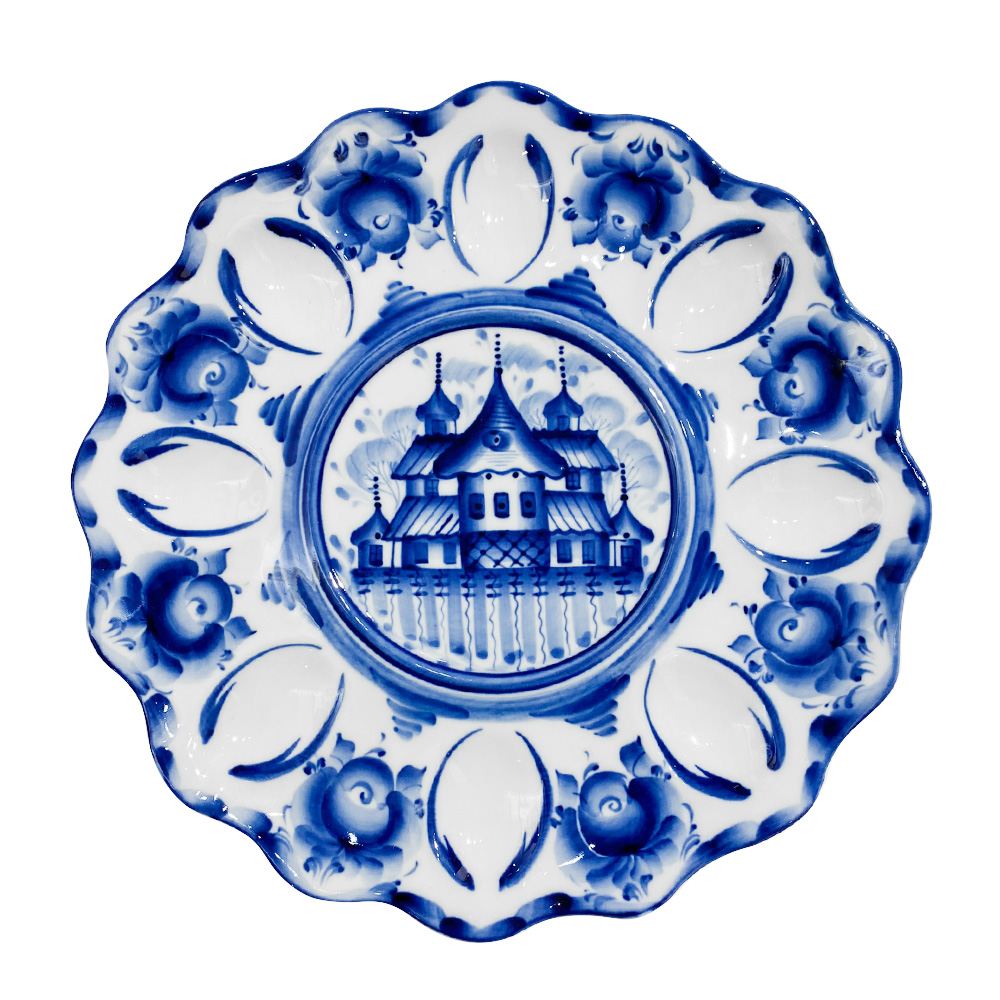 Тарелка для яиц авторская работа