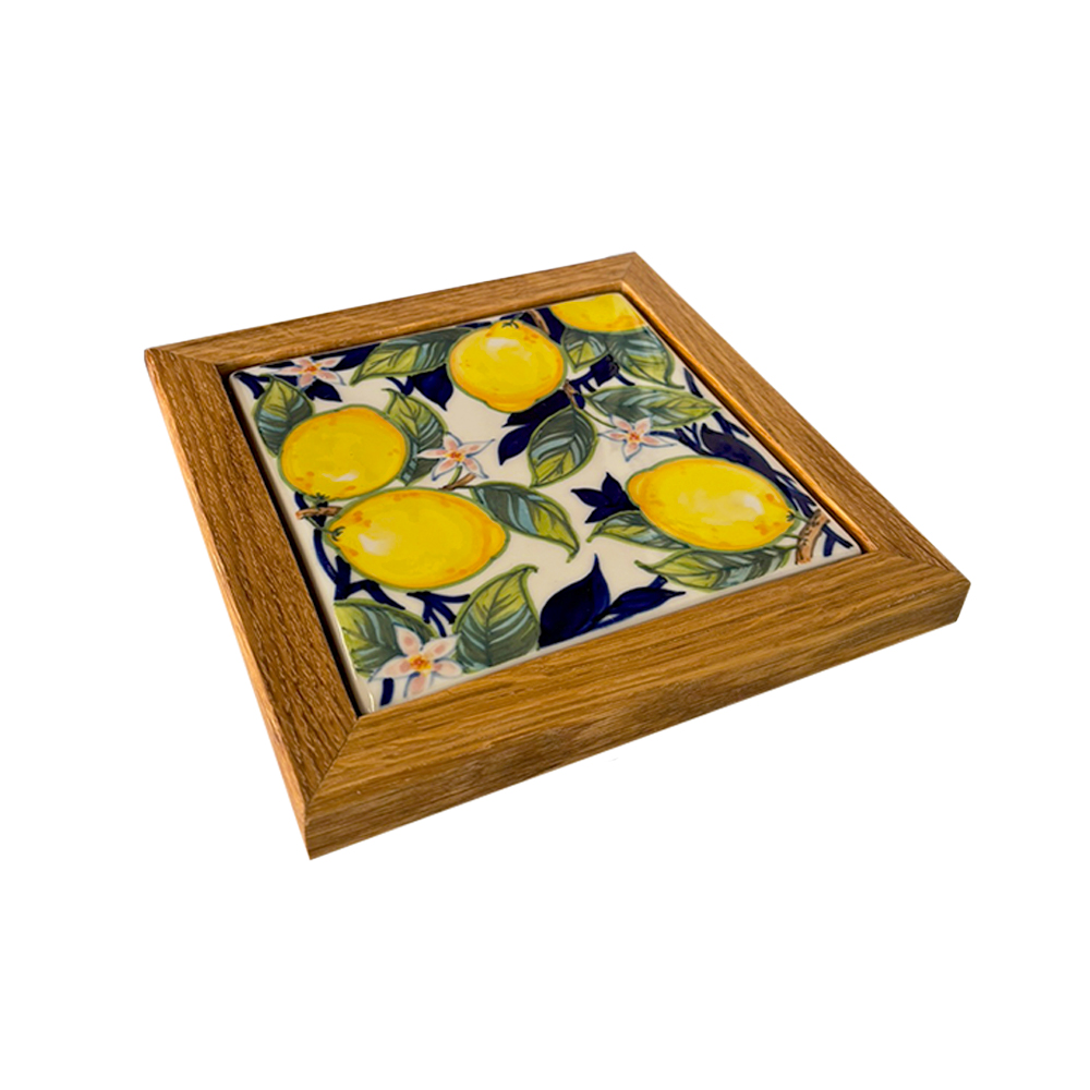 Панно Павловский лимон в росписи Гуляева